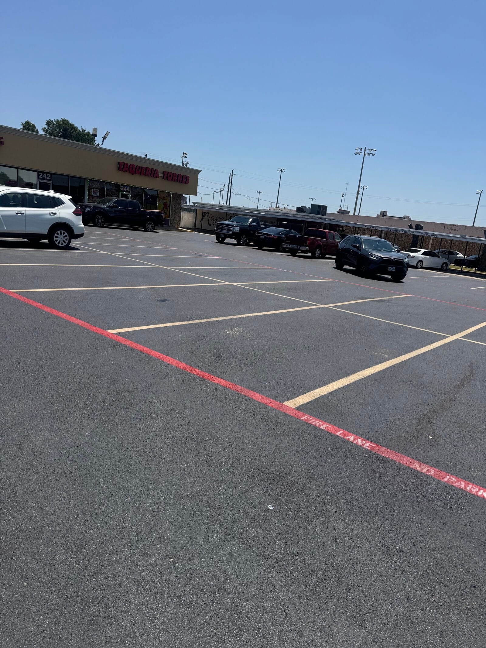 Parking Lot Striping — Asphalt Paving in Cedar Hill, TX